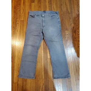 EUC Full Blue Mens Sz 40x30 Gray Straight Leg Stretch Utility Denim Jeans